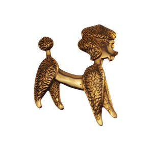 Vintage Jewelry - Vintage Copper Poodle Brooch Vintage Jewelry - Vintage Copper Poodle Brooch